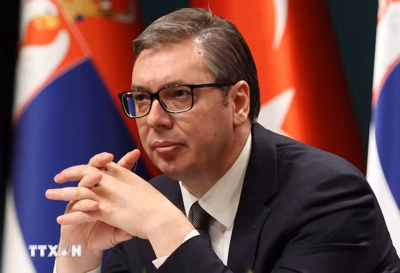 Tổng thống Aleksandar Vucic.(Ảnh: AFP/TTXVN)