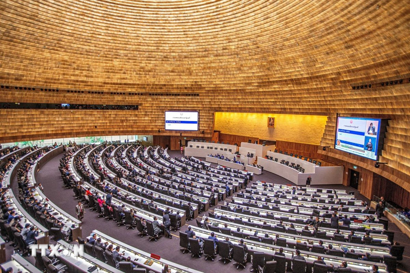 Toàn cảnh một phiên họp tại thủ đô Bangkok. (Ảnh: THX/TTXVN)