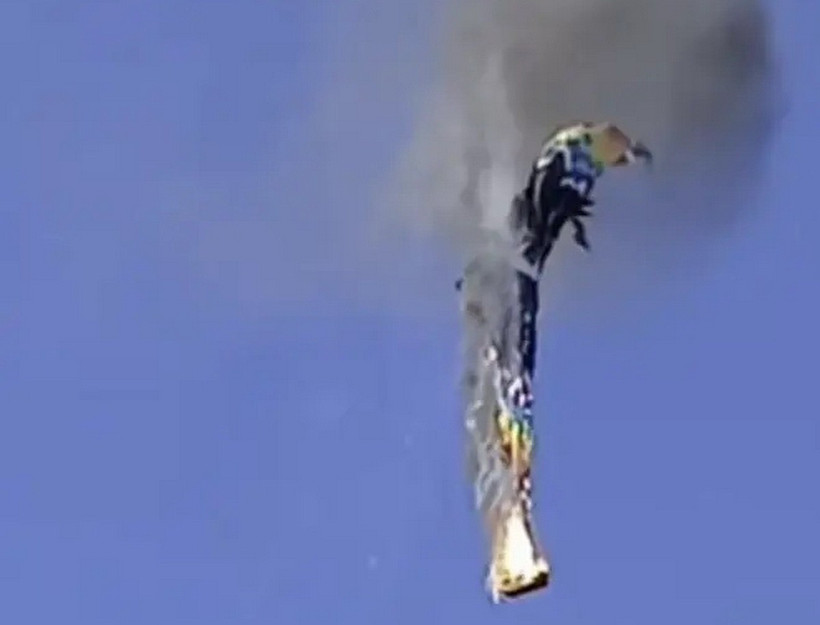 Khinh khí cầu chở khoảng 22 người gặp nạn. (Ảnh: Social media)