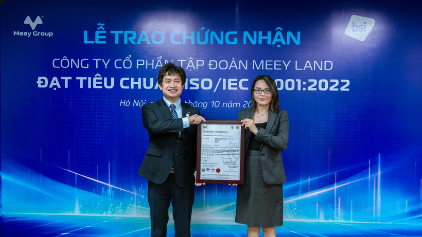Meey Group nhận chứng chỉ ISO/IEC 27001:2022 từ BSI Việt Nam.