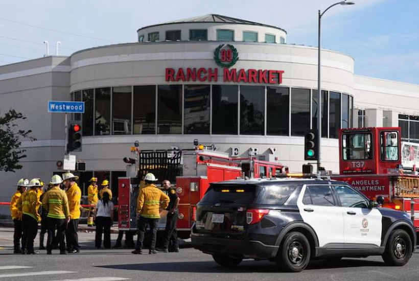 Hiện trường vụ việc. (Ảnh: AP)