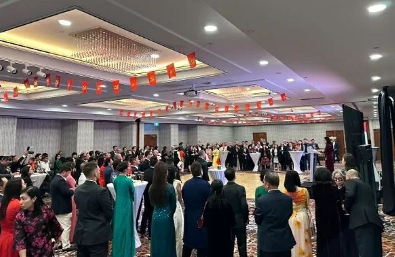 Quang cảnh Lễ kỷ niệm. (Ảnh: Báo Thế giới và Việt Nam)