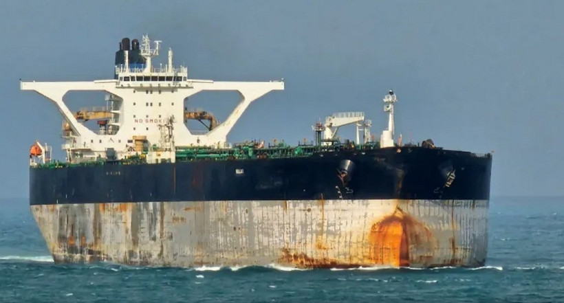 Tàu chở dầu Marinera hồi tháng 3/2025. (Ảnh: Reuters)