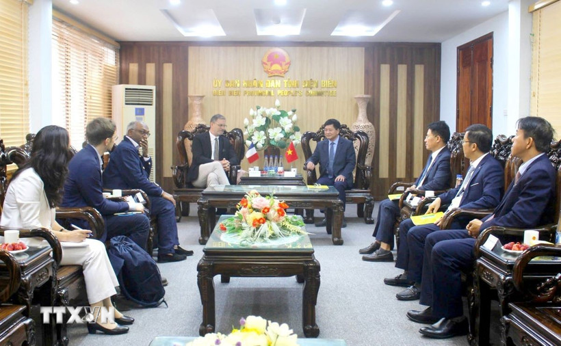 Quang cảnh buổi tiếp. (Ảnh: TTXVN phát)