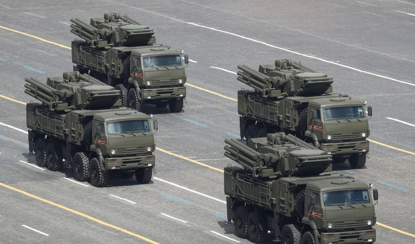 Hệ thống phòng không Pantsir-S1. (Ảnh: TASS-Yonhap)