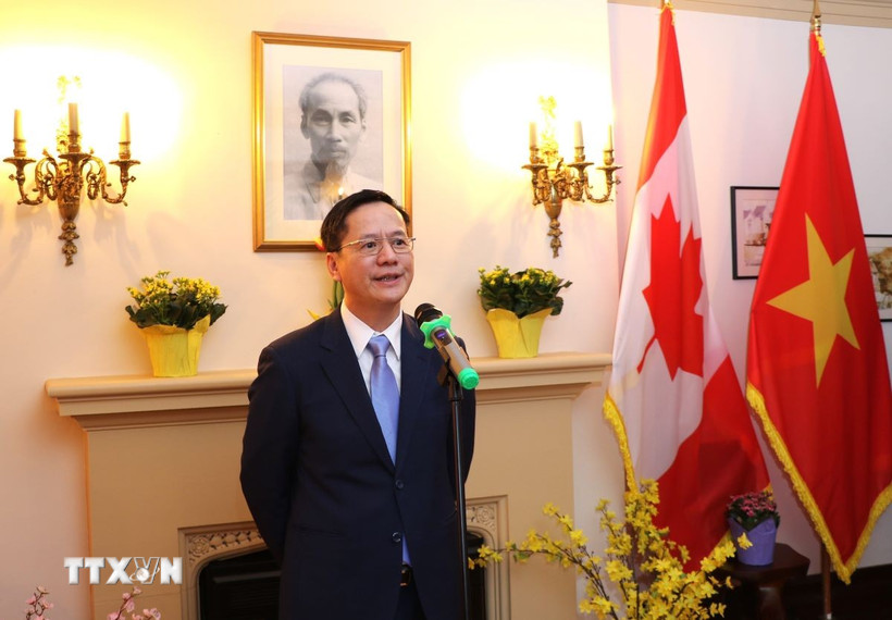 Đại sứ Việt Nam tại Canada Phạm Vinh Quang. (Ảnh: Trung Dũng/TTXVN)