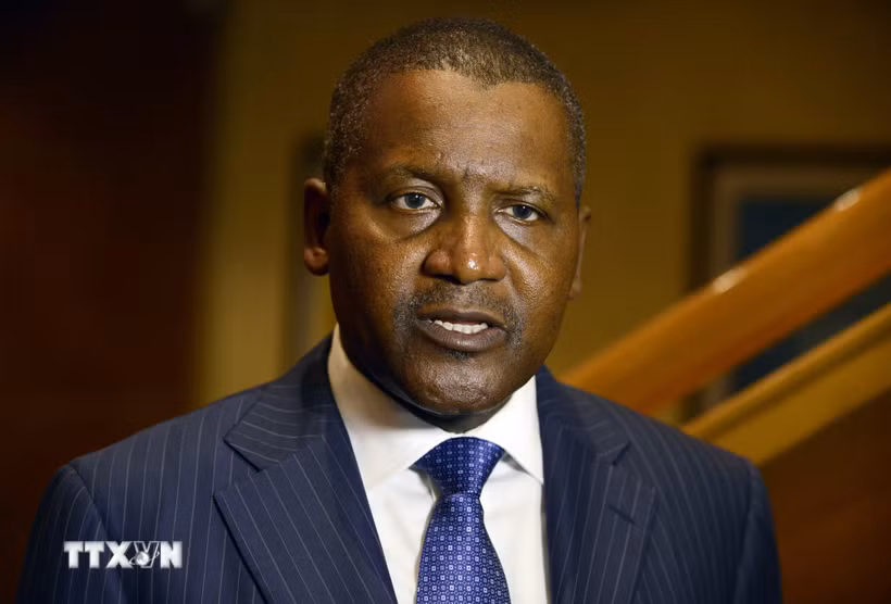 Tỷ phú giàu nhất châu Phi Aliko Dangote. (Ảnh: AFP/TTXVN)