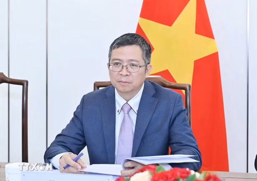 Đại sứ Việt Nam tại Trung Quốc Phạm Thanh Bình. (Ảnh: TTXVN phát)