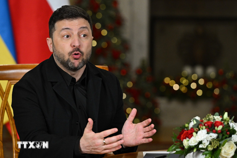 Tổng thống Ukraine Volodymyr Zelensky. (Ảnh: PAP/TTXVN)