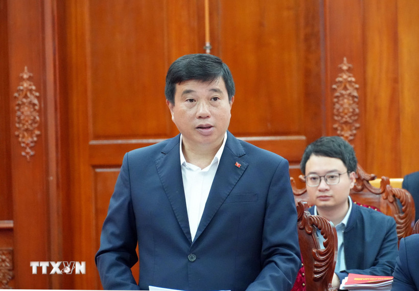 Ông Y Thanh Hà Niê Kđăm, Ủy viên Trung ương Đảng, Bí thư Tỉnh ủy Lâm Đồng. (Ảnh: Chu Quốc Hùng/TTXVN)