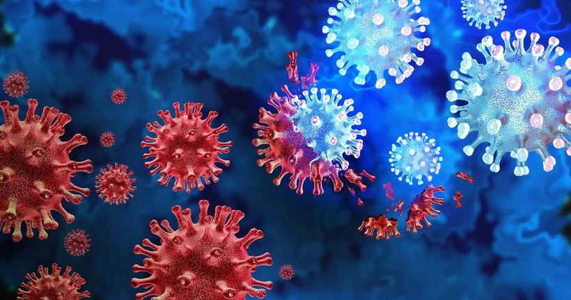 Virus SARS-CoV-2. (Ảnh: Getty Images)