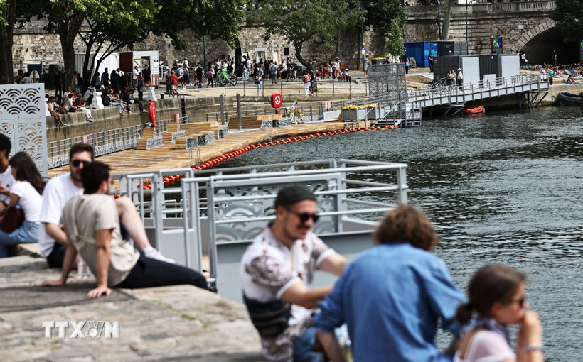 Sông Seine tại Pháp. (Ảnh: THX/TTXVN)