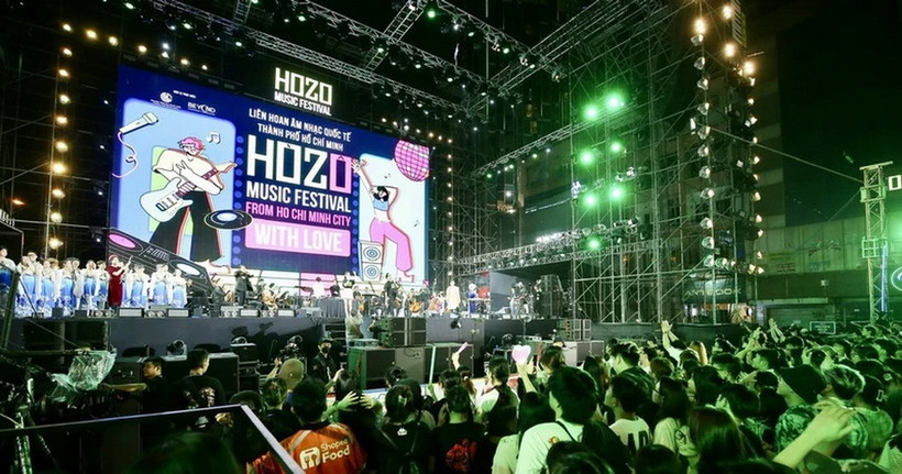 Lễ hội Âm nhạc quốc tế Hozo tại Thành phố Hồ Chí Minh. (Ảnh minh họa: CTV/Vietnam+)