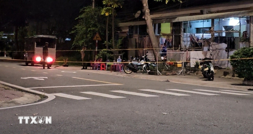 Hiện trường xảy ra vụ tai nạn. (Ảnh: TTXVN phát)