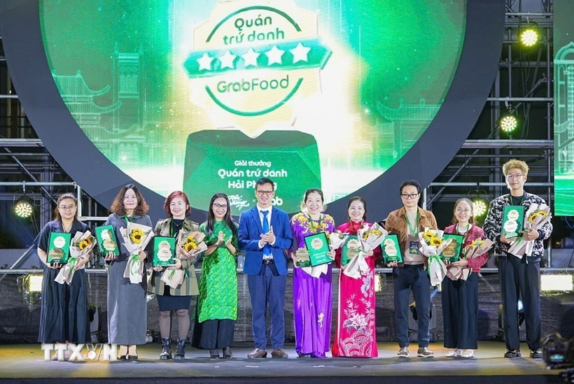 Vinh danh các quán, nhà hàng trứ danh Hải Phòng. (Ảnh: Mạnh Minh/TTXVN)