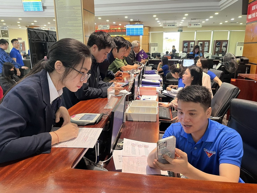 Thanh Hóa phát động phong trào “Bình dân học vụ số”. (Ảnh: Nguyễn Nam/TTXVN)