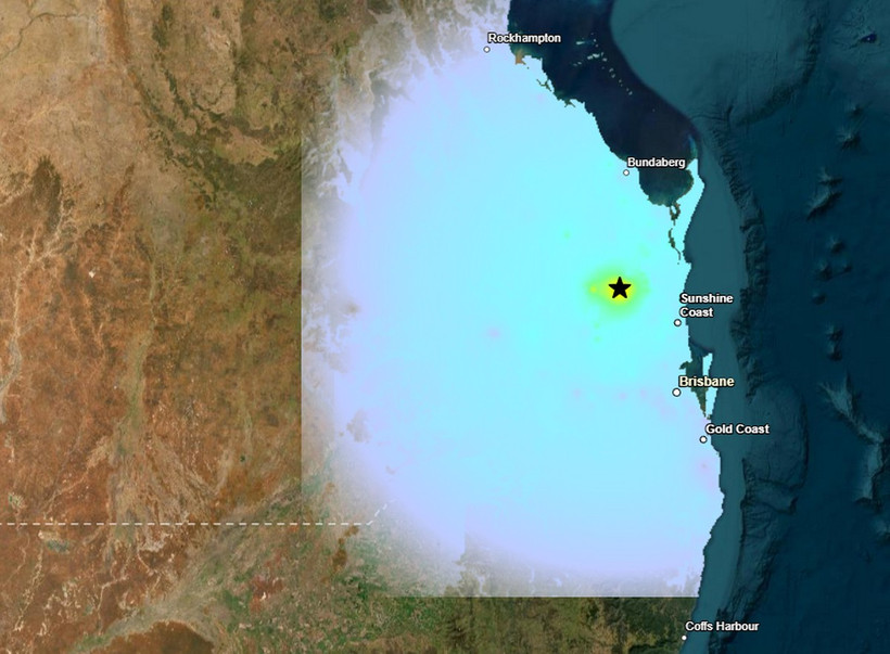 Trận động đất có độ sâu chấn tiêu khoảng 10 km. (Nguồn: abc)