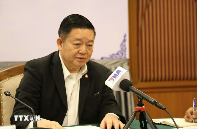 Tổng Thư ký ASEAN Kao Kim Hourn. (Ảnh: Quang Anh/TTXVN)