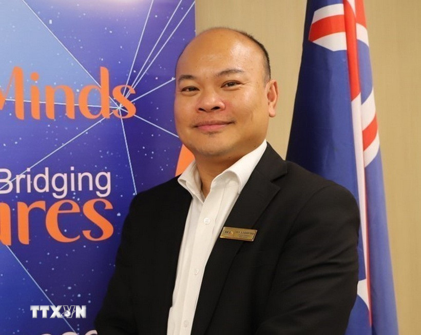 Tiến sỹ Trần Nam Nghiệp, Chủ tịch Chi hội Hội trí thức và chuyên gia Việt Nam tại Australia (VASEA) tại bang Nam Australia, hiện là Phó trưởng khoa phụ trách hợp tác quốc tế tại Đại học Adelaide. (Ảnh: Thanh Tú/TTXVN)