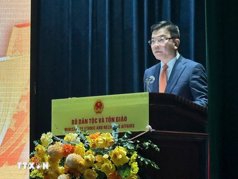 Phó Thủ tướng Chính phủ Lê Thành Long phát biểu chỉ đạo tại Hội nghị. (Ảnh: Hiền Hạnh/TTXVN)