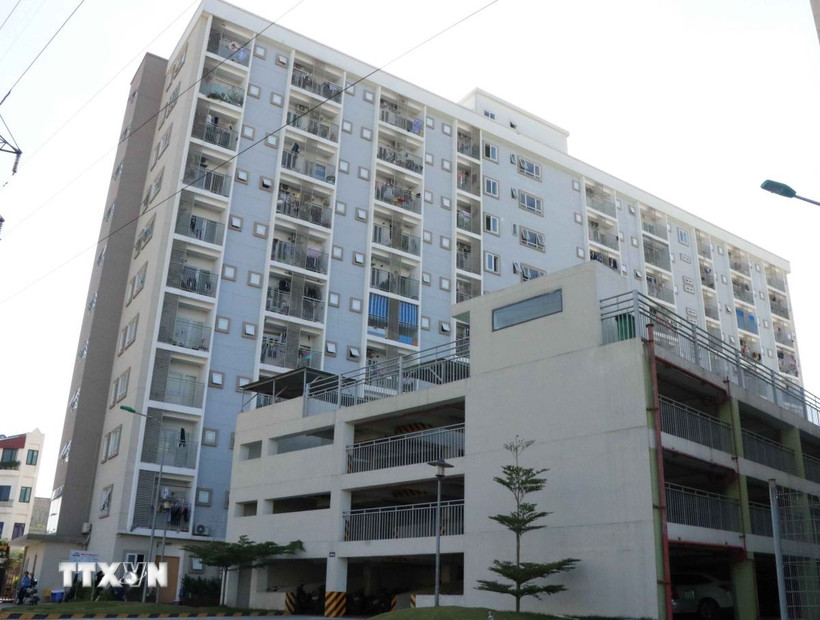 Một dự án nhà ở tại khu Đa Cấu, phường Nam Sơn, thành phố Bắc Ninh. (Ảnh: Thái Hùng/TTXVN)