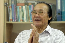 Tiến sĩ Trần Công Trục, Nguyên Trưởng ban Biên giới Chính phủ. (Ảnh: Tùng Lâm/Vietnam+) 