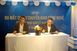 Sự hợp tác của Intel Việt Nam, Kiot Việt và Masscom sẽ giúp nhà bán lẻ có nhiều hơn cơ hội tiếp cận với công nghệ. (Ảnh: T.H/Vietnam+