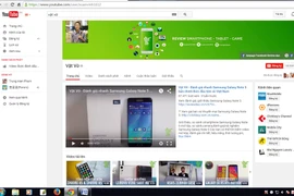 Kênh Vật Vờ của Trần Văn Vinh trên YouTube được đánh giá có sự phát triển nhanh với sức hút từ những bài test sản phẩm công nghệ. (Ảnh: Vietnam+)