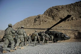 Các lực lượng nước ngoài rời khỏi căn cứ quân sự Bagram ở Afghanistan