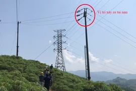 Một công nhân tử vong do bất cẩn khi thi công nâng cấp lưới điện 110kV