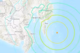 Cảnh báo sóng thần sau động đất có độ lớn 7,2 ở Philippines