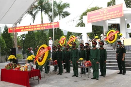 Truy điệu và an táng hài cốt liệt sỹ tại Nghĩa trang Quốc gia Vị Xuyên