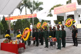 Truy điệu và an táng hài cốt liệt sỹ tại Nghĩa trang Quốc gia Vị Xuyên