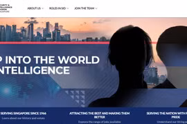 Singapore lần đầu ra mắt trang web của cơ quan tình báo đối ngoại