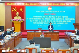 Phát huy vai trò Mặt trận tổ quốc trong xây dựng Nhà nước pháp quyền