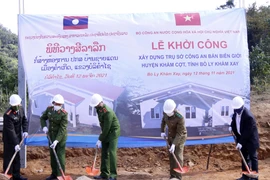 Bộ Công an Việt Nam hỗ trợ Lào xây dựng trụ sở dọc 10 tỉnh giáp biên