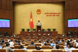 Phiên họp thứ 8, , Quốc hội khóa XIV. (Ảnh: Dương Giang/TTXVN)