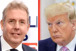 Đại sứ Anh Kim Darroch và Tổng thống Mỹ Donald Trump. (Nguồn: Getty)