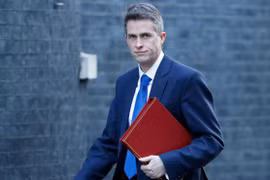 Bộ trưởng Quốc phòng Anh Gavin Williamson. (Nguồn: Getty)