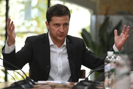 Tổng thống Ukraine Volodymyr Zelensky. (Ảnh: AFP/TTXVN)