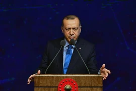 Tổng thống Thổ Nhĩ Kỳ Recep Tayyip Erdogan. (Ảnh: THX/TTXVN)