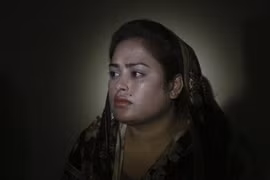 Cô gái người Pakistan, Christian Natasha Masih, bị lừa bán sang Trung Quốc và may mắn đã được giải cứu. (Nguông: AP)