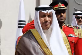 Thủ tướng Kuwait Sheikh Jaber Mubarack Al-Hamad Al-Sabah đã đệ đơn từ chức. (Ảnh: Yonhap/TTXVN)