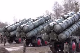 Hệ thống S-400 của Nga trên đảo Novaya Zemlya, Bắc Cực. (Ảnh: Almasdar News/TTXVN)