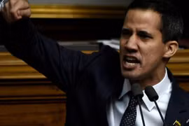 Tân Chủ tịch Quốc hội Venezuela Juan Guaido. (Nguồn: AFP)