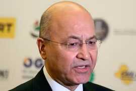 Tổng thống Iraq Barham Salih. (Nguồn: AP)