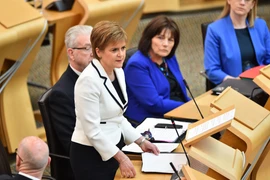 Thủ hiến Scotland Nicola Sturgeon. (Ảnh: AFP/TTXVN)