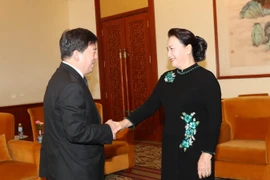 [Photo] Chủ tịch Quốc hội tiếp lãnh đạo các tập đoàn Trung Quốc