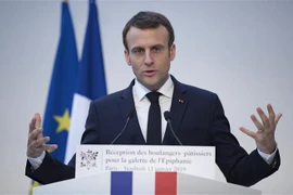 Tổng thống Pháp Emmanuel Macron. (Ảnh: AFP/TTXVN)
