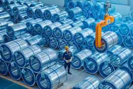 Sản phẩm của Tôn Hòa Phát được xuất khẩu đi nhiều thị trường khó tính. (Nguồn: Tôn Hòa Phát)